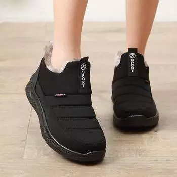 Модные женские ботинки 2024 года, новые модные водонепроницаемые зимние ботинки для пар, женские теплые зимние ботинки, удобные повседневные ботильоны Botas De Mujer 36