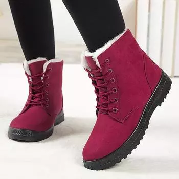 Модные женские ботинки для зимы, повседневная женская обувь на платформе, ботинки для женщин, новые, сохраняющие тепло, женская обувь, мягкая меховая зимняя обувь Botas Mujer 35 жёлтый
