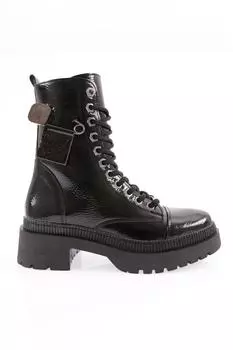 Модные женские ботинки на шнуровке с аксессуарами