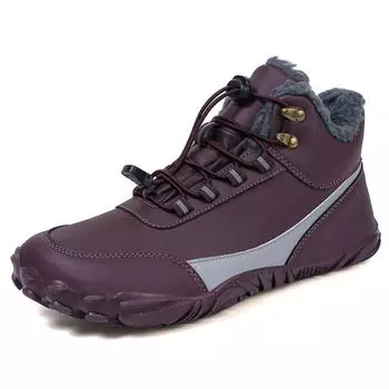 Модные женские ботинки, водонепроницаемая походная обувь, новинка 2024 года, женские зимние ботинки, нескользящие теплые ботильоны, женские кроссовки, рабочая обувь для активного отдыха 35