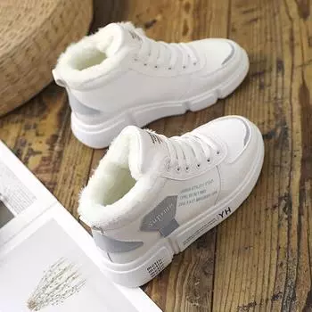 Модные женские ботинки, зимние ботильоны для женщин, хлопковая обувь, женские зимние ботинки на платформе, Botas Mujer, сохраняющие тепло, женская плюшевая обувь 35 розовый