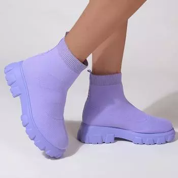 Модные женские ботинки, зимние новые толстые зимние ботинки для женщин, большие размеры, удобная нескользящая обувь для женщин, Zapatos De Mujer 35 абрикосовый