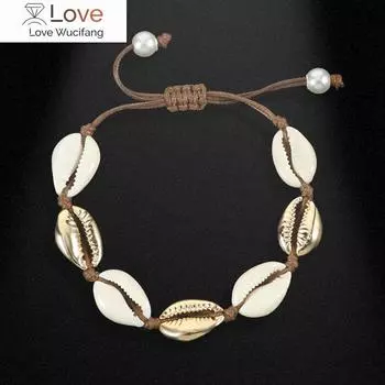 Модные женские браслеты на ногу, браслет из плетеных ракушек, веревка для босых ног, браслеты, цепочка на ногу, ювелирные изделия для лучшего друга, подарок