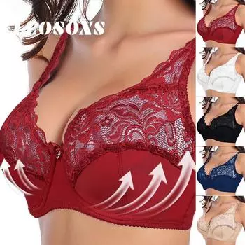 Модные женские бюстгальтеры, однотонное кружевное нижнее белье, женский сексуальный ультратонкий прозрачный бюстгальтер для женщин 100D белый