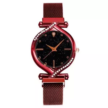 Модные женские часы Diamond Starry Sky женские часы Lazy Magnet Watch Magnet