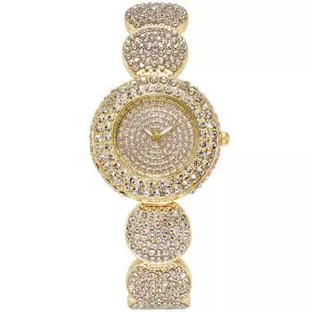 Модные женские часы из гипсофилы, роскошные кварцевые наручные часы, деловые часы золотой