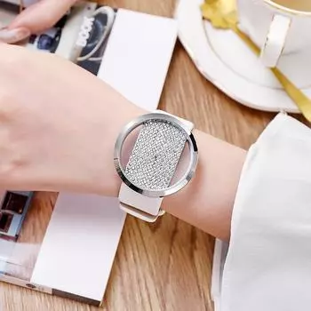 Модные женские часы с бриллиантами. Лучшие роскошные креативные дизайнерские женские кварцевые наручные часы. Лучшие подарки для жены, семьи, друга.
