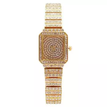 Модные женские часы с бриллиантами, женские часы, квадратные, маленькие, женские часы-браслет, модные часы серебряный