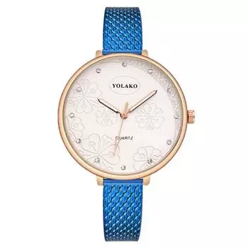 Модные женские часы с бриллиантовым принтом, кварцевые часы с пластиковой лентой для женщин