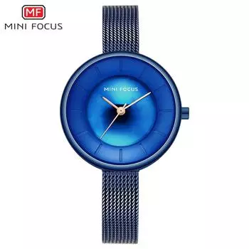 Модные женские часы с японским механизмом, водонепроницаемые, простой циферблат, нержавеющая сталь, миланский ремешок