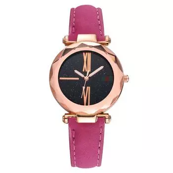 Модные женские часы Starry Sky, женские часы с ремешком, кварцевые часы