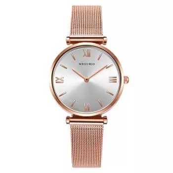 Модные женские часы женские часы кварцевые часы Milan с сетчатым ремешком