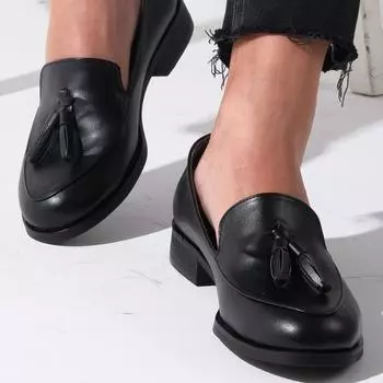 Модные женские черные оксфорды