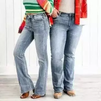 Модные женские джинсы больших размеров, новые свободные, элегантные, синие, прямые, джинсовые брюки, женские, винтажные, повседневные, укороченные брюки, женская одежда 1147 S синий