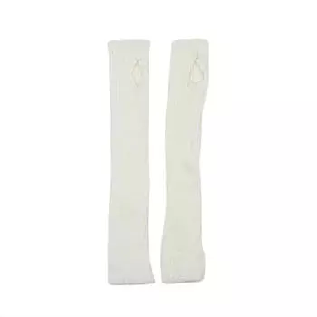 Модные женские гетры зимние женские носки для йоги фитнеса упражнения вязание носки латиноамериканский балет танцы длинные чулки белый