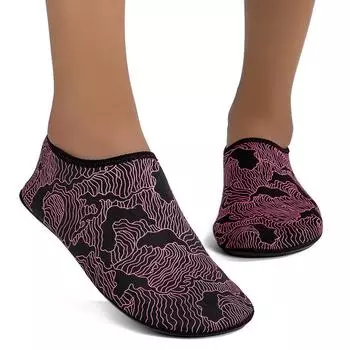 Модные женские и мужские босоножки на воде с принтом, пляжная обувь, быстросохнущие спортивные сандалии, обувь для тренировок в спортзале, удобные сандалии 34-49 34-35 серый