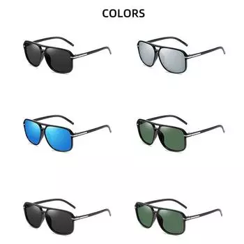 Модные женские и мужские поляризованные мужские солнцезащитные очки, популярные винтажные очки для вождения 2022 года, унисекс, очки UV400, высокое качество, горячая распродажа, рыболовные солнцезащитные очки, уникальные Bright Black серый