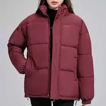 Модные женские короткие парки, зимние, большие размеры, верхняя одежда с капюшоном, повседневные, большие размеры, новые пальто, свободные, толстые, теплые, женские куртки S чёрный