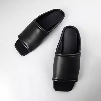 Модные женские кожаные тапочки для улицы, пляжные повседневные плоские тапочки для женщин, новые летние минималистичные универсальные сандалии, женская обувь 35 белый