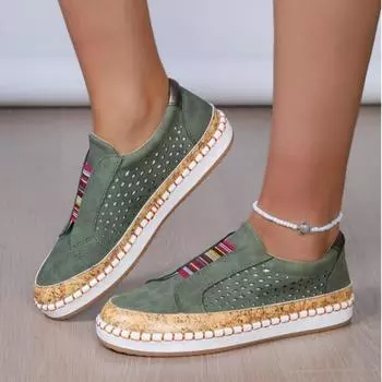 Модные женские кроссовки 2024 года, осенние вулканизированные туфли, повседневные женские туфли с открытыми носками, модная эластичная дышащая женская обувь 35 синий