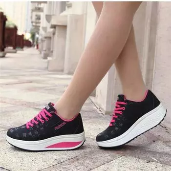 Модные женские кроссовки 2025 года, новые сетчатые женские туфли, массивные повседневные кроссовки, женские кроссовки на шнуровке, женские кроссовки Tenis Feminino 35 красный