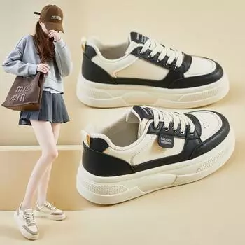 Модные женские кроссовки, черные, белые, вулканизированные, сетчатые, удобные, повседневные, уличная обувь для пар, обувь для скейтбординга на платформе D425 35