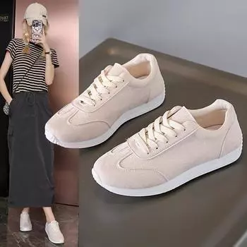 Модные женские кроссовки Дышащая классическая повседневная обувь Теннисные кроссовки 2024 Новинка Удобная сетчатая обувь плоская женская обувь 35 бежевый