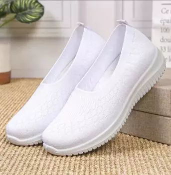 Модные женские кроссовки, дышащая обувь для ходьбы, повседневная обувь, плоская обувь для отдыха на открытом воздухе 37