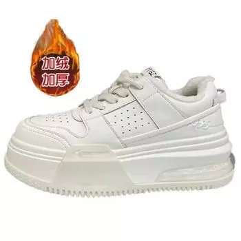 Модные женские кроссовки из кожи SyfIyno, дышащие, повседневные, из вулканизированной кожи, кроссовки для ходьбы, бега, на платформе, на плоской подошве, обувь из хлопка 35