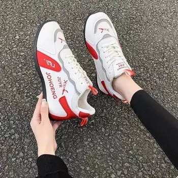 Модные женские кроссовки, модные, полностью удобные, нескользящие, дышащие, спортивные, повседневные, износостойкие, уличные, балетки, женская обувь Zapatos Mujer 36 чёрный