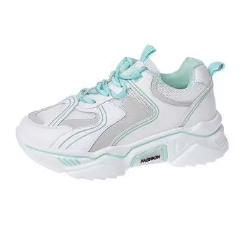 Модные женские кроссовки на платформе, летние повседневные туфли из дышащей сетки, легкие и удобные кроссовки для тенниса, кроссовки для бега на открытом воздухе 35 чёрный