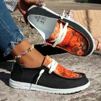 Модные женские кроссовки, новые летние и осенние удобные повседневные кроссовки, женские удобные парусиновые туфли, женские брендовые модные лоферы на плоской подошве 36 чёрный