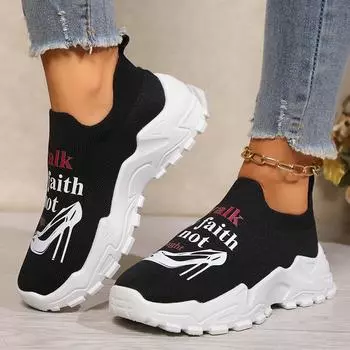 Модные женские кроссовки, новые сетчатые дышащие легкие повседневные туфли, женские кроссовки для бега на мягкой подошве, студенческие кроссовки для ходьбы, женские 35 белый