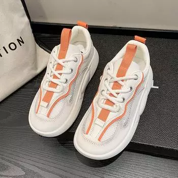 Модные женские кроссовки PARZIVAL 2024 года, новые летние женские спортивные туфли, женские кроссовки для бега на открытом воздухе, удобные вулканизированные туфли 35 зелёный