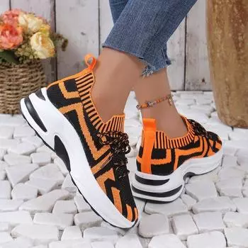 Модные женские кроссовки, сетчатые повседневные туфли, на шнуровке, мужские и женские, легкие вулканизированные туфли, кроссовки для ходьбы, пары 36 красный