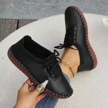 Модные женские кроссовки весна и осень неглубокие модные кроссовки удобные легкие повседневные кроссовки дизайнерская обувь для женщин 36 чёрный