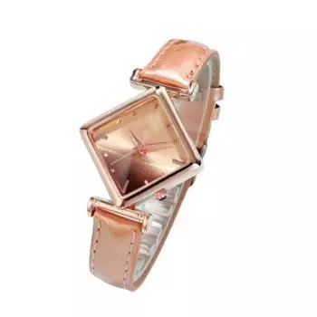 Модные женские кварцевые аналоговые часы с квадратным циферблатом, наручные часы, ювелирные аксессуары золотистый