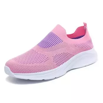 Модные женские легкие дышащие сетчатые кроссовки на плоской подошве для весны и осени, не мокасины, обувь для женщин 36