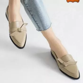 Модные женские лоферы из натуральной кожи норки, повседневные туфли на плоской подошве