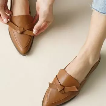 Модные женские лоферы из натуральной кожи норки, повседневные туфли на плоской подошве