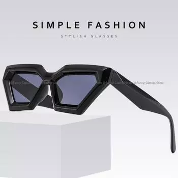 Модные женские мужские модные хип-хоп панк солнцезащитные очки унисекс винтажные солнцезащитные очки кошачий глаз на открытом воздухе UV400 для верховой езды и вождения очки