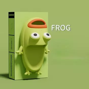 Модные женские новые милые тапочки-лягушки женские мужские летние туфли с героями мультфильмов для пар забавные домашние тапочки для ванной на открытом воздухе обувь на платформе 36-37 светло-зеленый