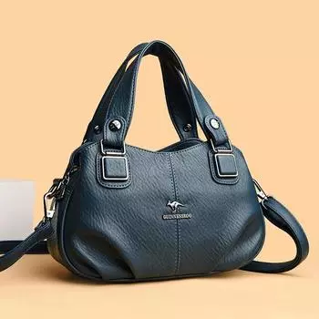 Модные женские новые сумки через плечо, женские брендовые дизайнерские сумки, женские сумки большой вместимости из однотонной кожи