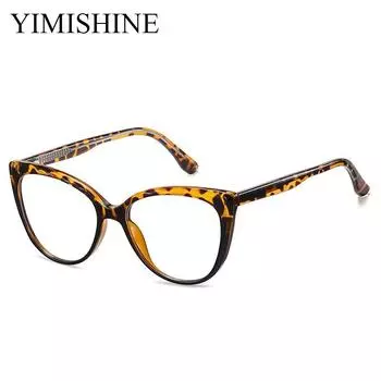 Модные женские очки для чтения с защитой от синего света по рецепту +4,75 +6,00 0.00