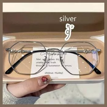 Модные женские очки с минусом диоптрий, роскошные очки с защитой от синего света для близорукости, модные прозрачные очки для близорукости по рецепту 0(anti-blue light)