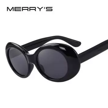 Модные женские овальные солнцезащитные очки MERRY S Бренд-дизайнерские солнцезащитные очки S 6124 белый