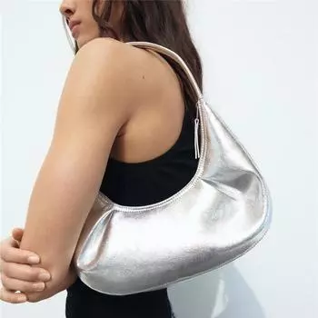 Модные женские овальные сумки через плечо из искусственной кожи, женские повседневные однотонные сумки для женщин, роскошные женские сумки под мышками