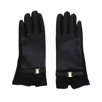 Модные женские перчатки, ветрозащитные, водонепроницаемые, с закрытыми пальцами, для вождения, верховой езды, утолщенные, для спорта на открытом воздухе, зимние, теплые, для катания на лыжах, для снега чёрный