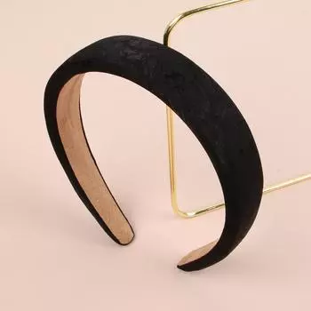 Модные женские повязки на голову с мягкой подкладкой из губки, широкие повязки на голову с принтом, повязка на голову в китайском стиле, украшения для волос, аксессуары для женщин и девушек