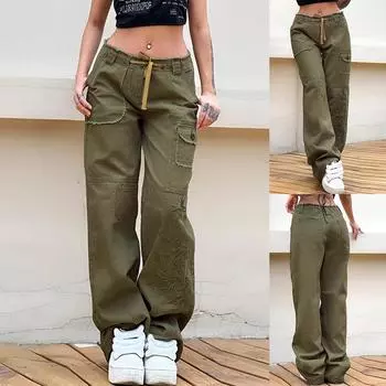 Модные женские повседневные комбинезоны на пуговицах в стиле ретро 2022, однотонные джинсовые брюки с карманами S